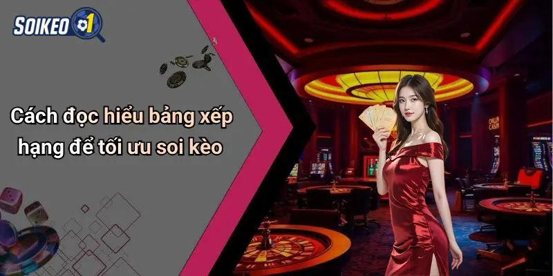 Cách đọc hiểu bảng xếp hạng để tối ưu soi kèo