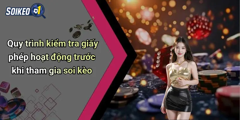 Quy trình kiểm tra giấy phép hoạt động trước khi tham gia soi kèo